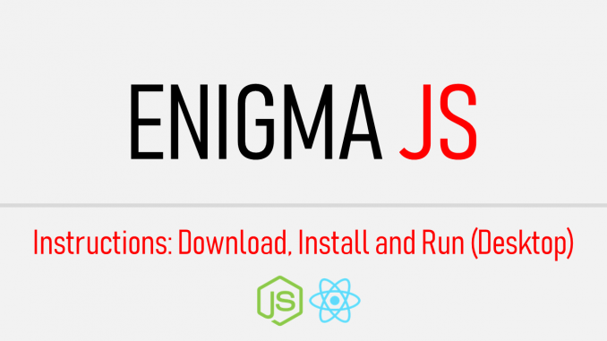 codewander-enigmajs-reactjs-example-install-instructions