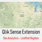 Qlik sense Extension Geo Analytics Leaflet Mapbox