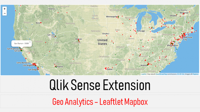 Qlik sense extension -Geo Maps - Leaflet Mapbox