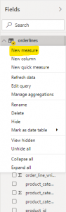 Power BI vs Qlik sense: Power BI Create New Measure - Codewander