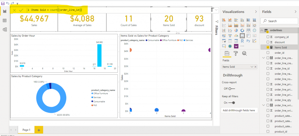 Power BI vs Qlik sense: Power BI Create New Measure - Codewander